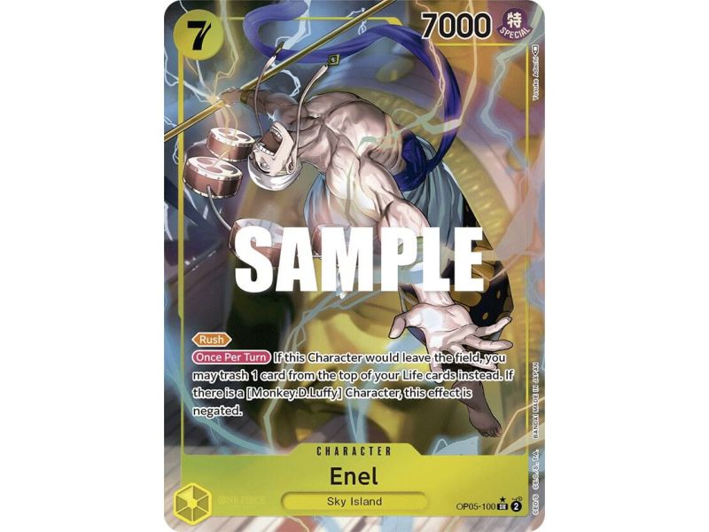 Enel (Alternate Art) – OP5 Awakening of the New Era | Carta ONE PIECE en México