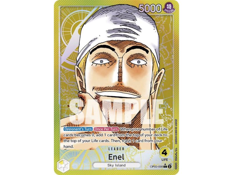 Enel (Alternate Art) – OP5 Awakening of the New Era | Carta ONE PIECE en México