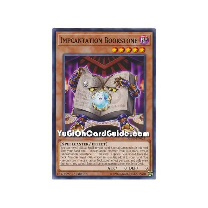 Impcantation Bookstone (Common) – Soul Fusion | Carta YUGIOH en México