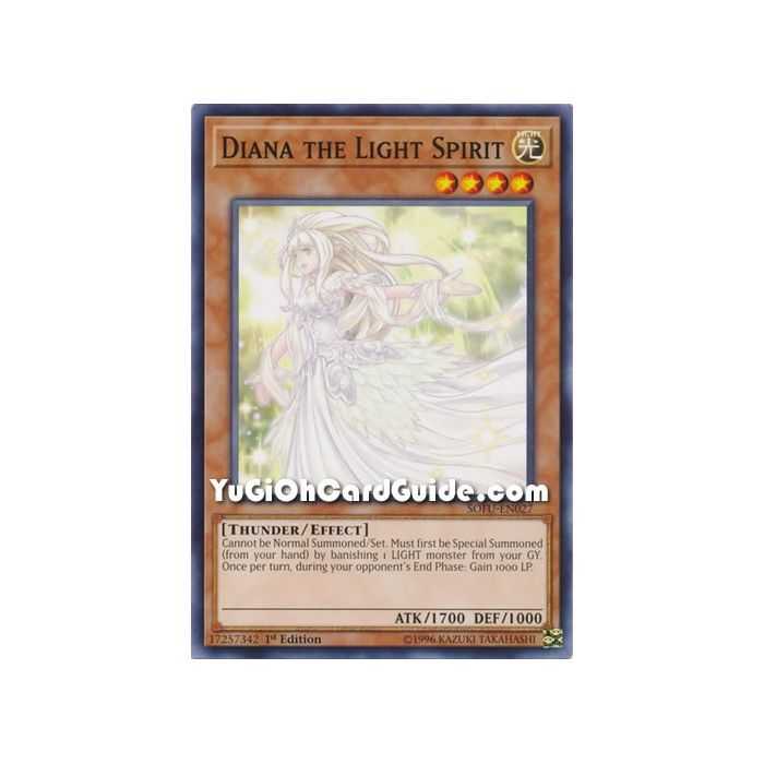 Diana the Light Spirit (Common) – Soul Fusion | Carta YUGIOH en México