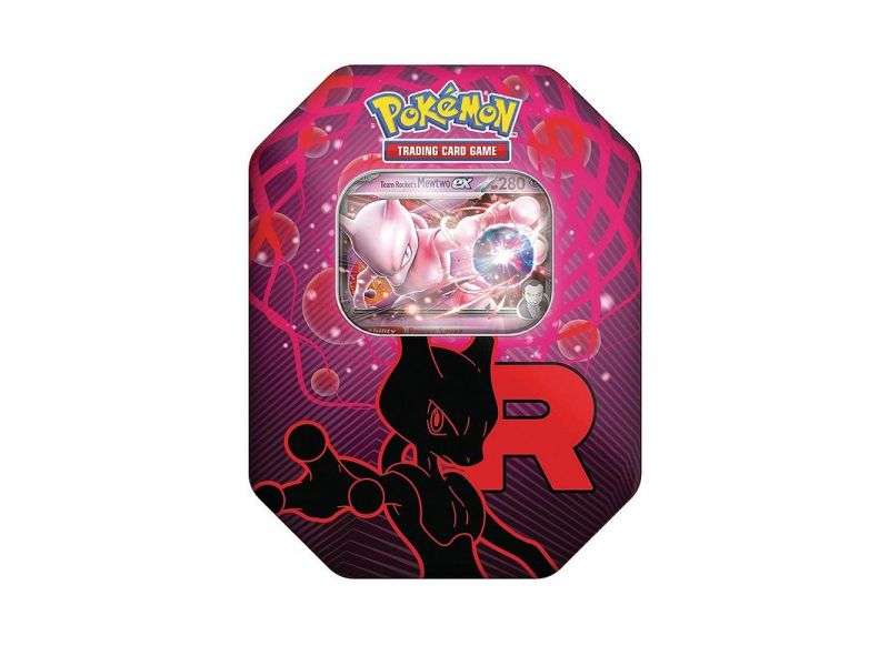 Team Rocket's Tin [Mewtwo ex] (Español)