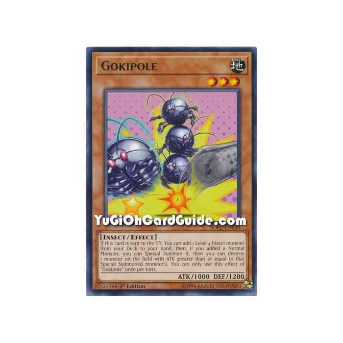 Gokipole (Rare) – Soul Fusion | Carta YUGIOH en México