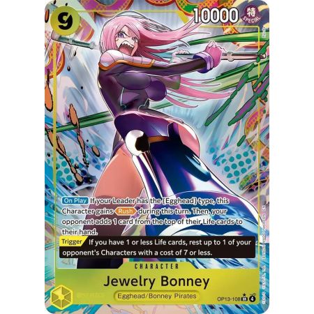 Jewelry Bonney (Alternate Art) – OP13 Carrying on His Will | Carta ONE PIECE en México