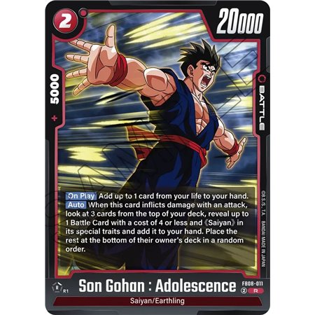 Son Gohan : Adolescence (Rare)