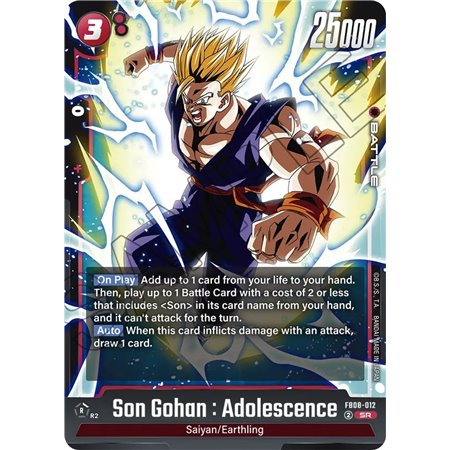 Son Gohan : Adolescence (Super Rare)