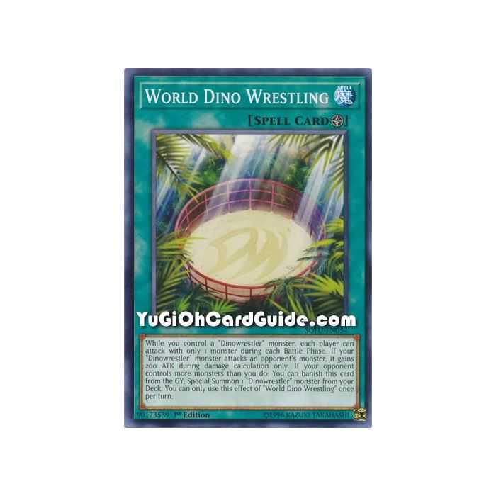 World Dino Wrestling (Common) – Soul Fusion | Carta YUGIOH en México