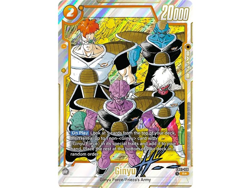 Ginyu (Alternate Art)