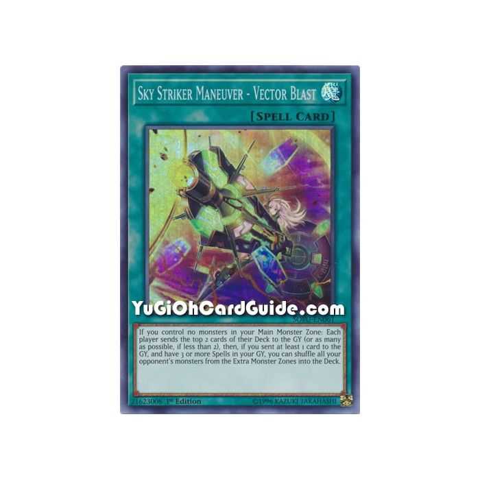 Sky Striker Maneuver - Vector Blast (Super Rare) – Soul Fusion | Carta YUGIOH en México