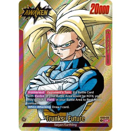 Trunks : Future (Gold) – SB02 Manga Booster | Carta DRAGON BALL en México