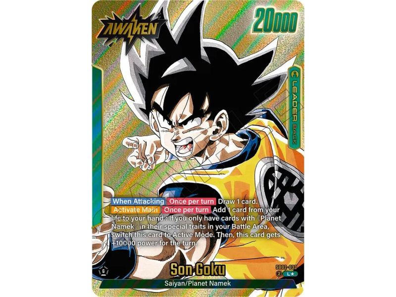 Son Goku (Gold) – SB02 Manga Booster | Carta DRAGON BALL en México