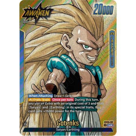 Gotenks (Gold) – SB02 Manga Booster | Carta DRAGON BALL en México