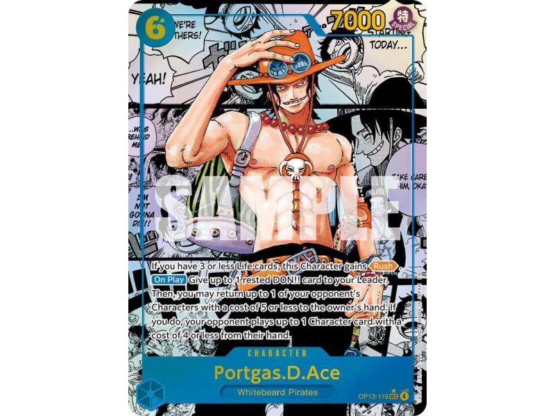 Portgas.D.Ace (Super Alternate Art) – OP13 Carrying on His Will | Carta ONE PIECE en México