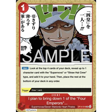 I Have a Plan to Take Down One of the Four Emperors!! (Uncommon)