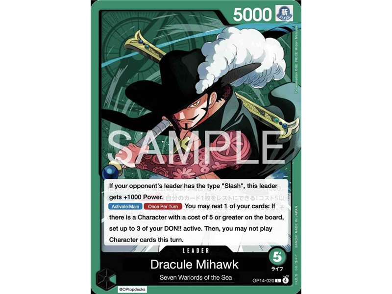 Dracule Mihawk (Leader)