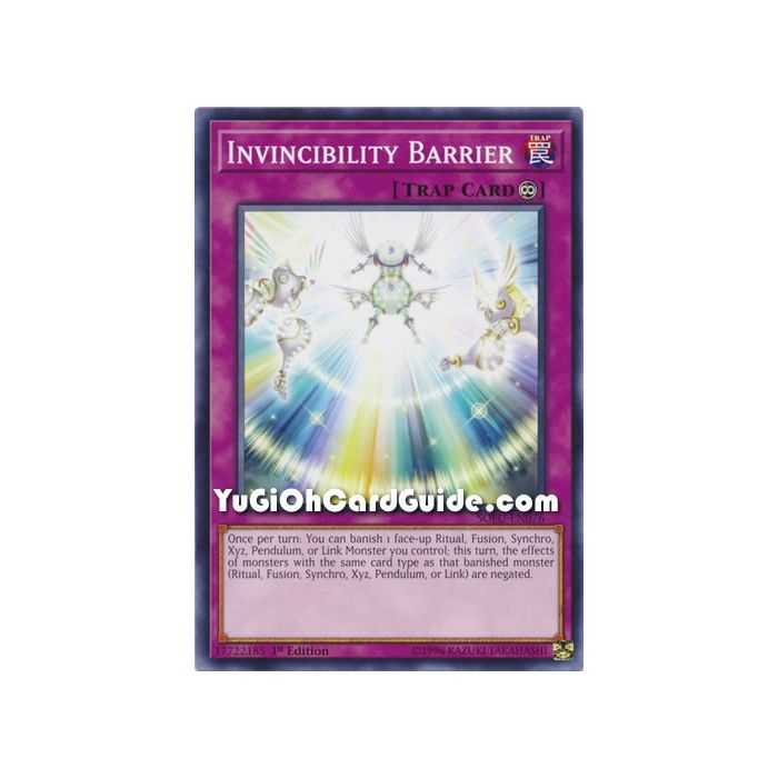 Invincibility Barrier (Common) – Soul Fusion | Carta YUGIOH en México