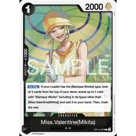 Miss. Valentine (Mikita) (Rare)