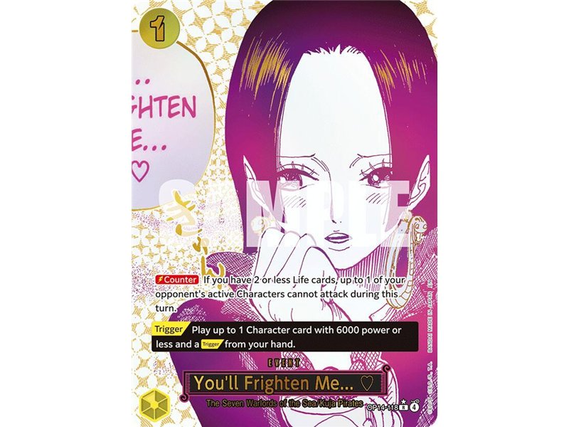 You'll Frighten Me... (Alternate Art)