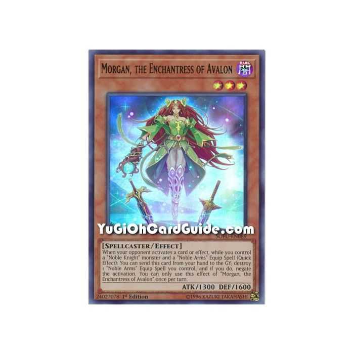 Morgan, the Enchantress of Avalon (Ultra Rare) – Soul Fusion | Carta YUGIOH en México