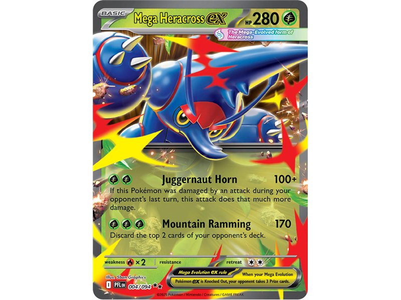 Mega Heracross ex  (Double Rare)