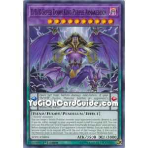 D/D/D Super Doom King Purple Armageddon (Common) – Soul Fusion | Carta YUGIOH en México