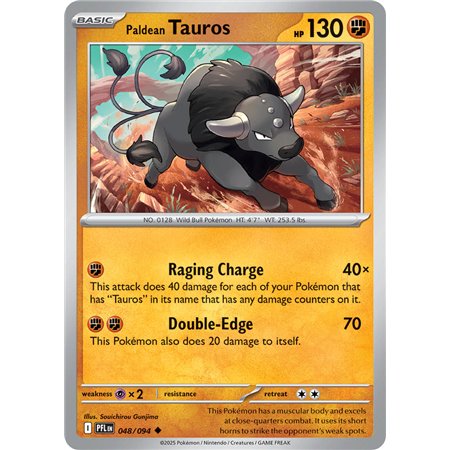 Paldean Tauros (Uncommon)