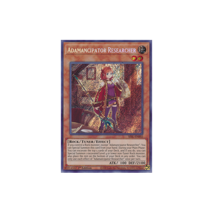 Adamancipator Researcher (Secret Rare) – Secret Slayers | Carta YUGIOH en México