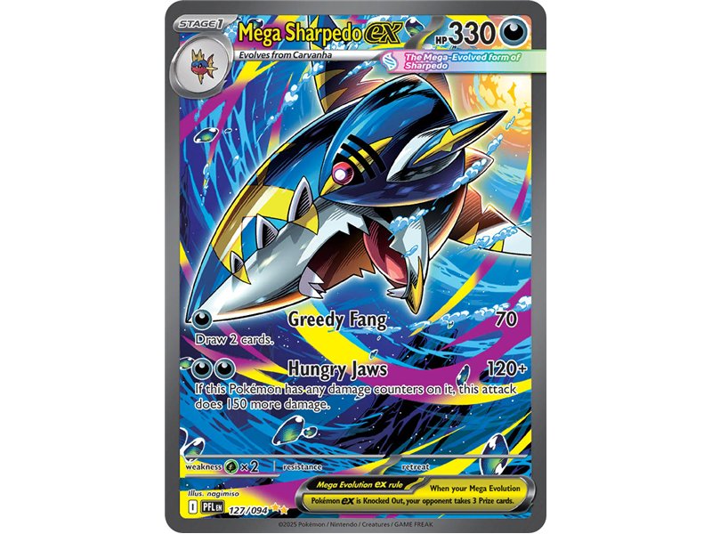 Mega Sharpedo ex (Special Illustration Rare)