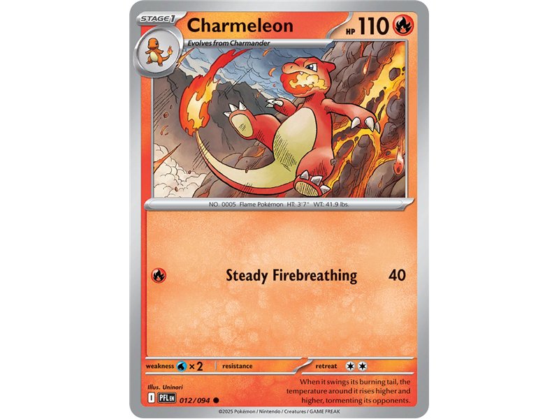 Charmeleon (Common/Reverse Holofoil)