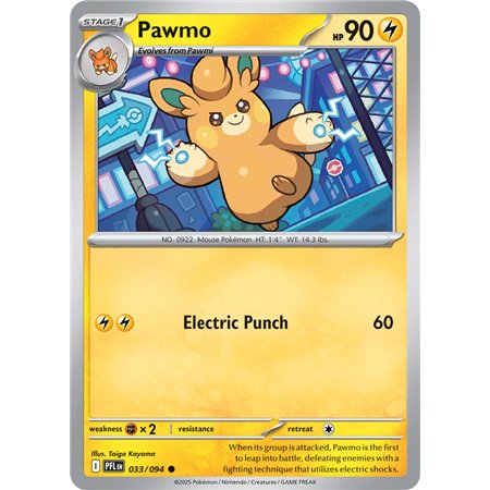 Pawmo (Common/Reverse Holofoil)