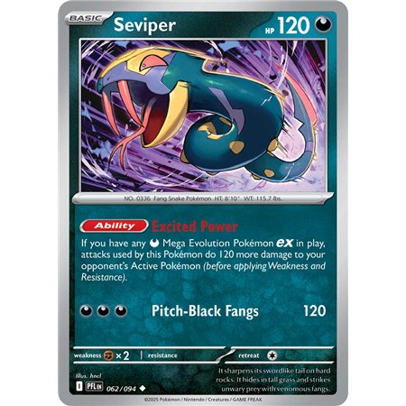 Seviper (Uncommon/Reverse Holofoil)