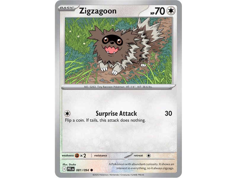 Zigzagoon (Common/Reverse Holofoil)