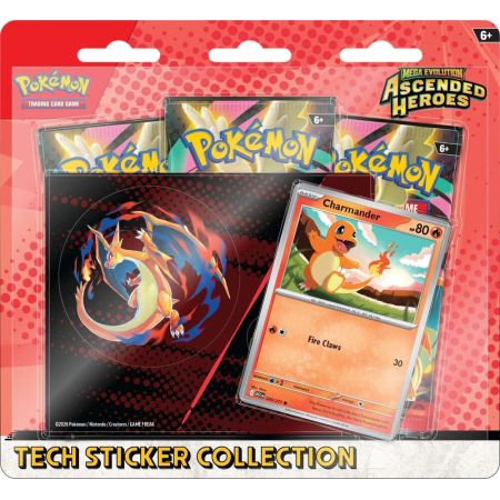 ME02.5 Ascended Heroes Teach Sticker Collection - Charmander