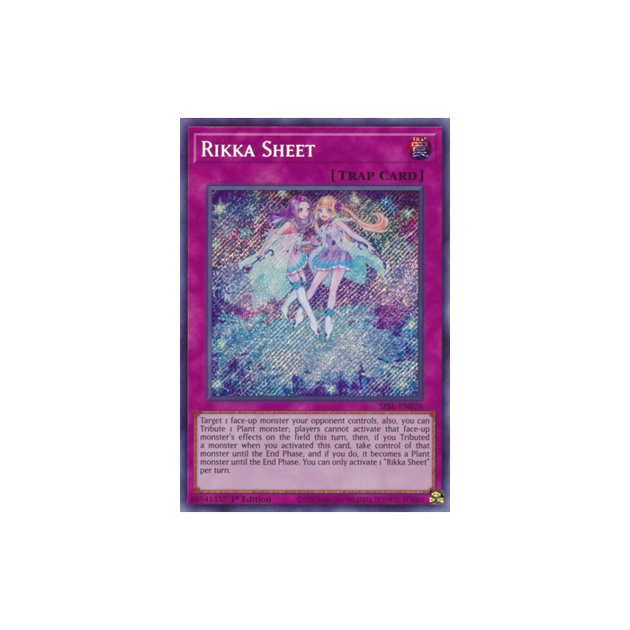 Rikka Sheet (Secret Rare) – Secret Slayers | Carta YUGIOH en México