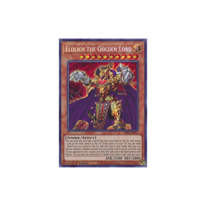 Eldlich the Golden Lord (Secret Rare) – Secret Slayers | Carta YUGIOH en México