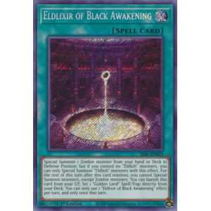Eldlixir of Black Awakening (Secret Rare) – Secret Slayers | Carta YUGIOH en México