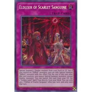 Eldlixir of Scarlet Sanguine (Secret Rare) – Secret Slayers | Carta YUGIOH en México