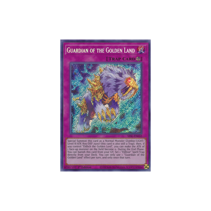 Guardian of the Golden Land (Secret Rare) – Secret Slayers | Carta YUGIOH en México