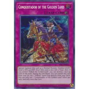 Conquistador of the Golden Land (Secret Rare) – Secret Slayers | Carta YUGIOH en México