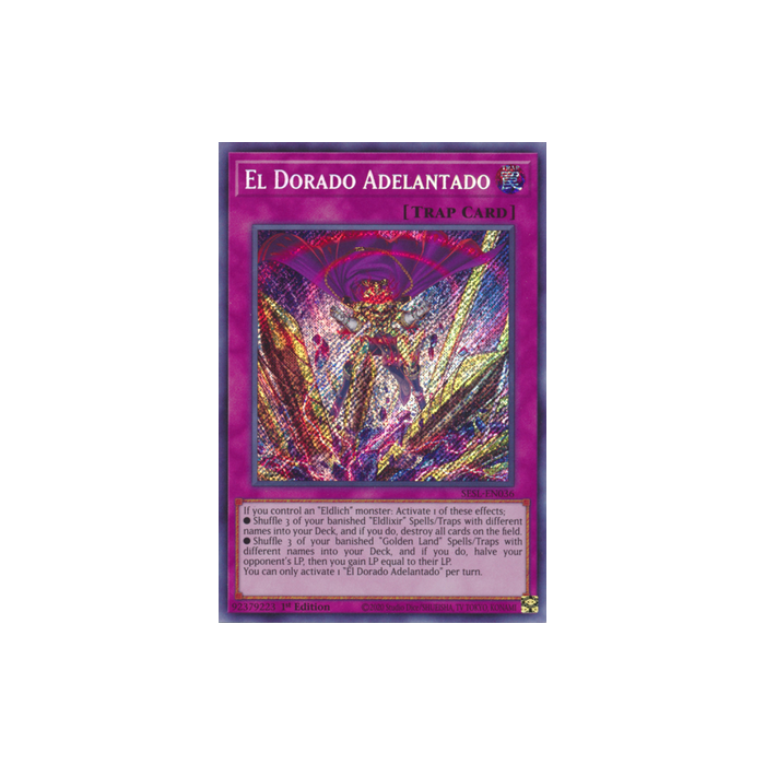 El Dorado Adelantado (Secret Rare) – Secret Slayers | Carta YUGIOH en México