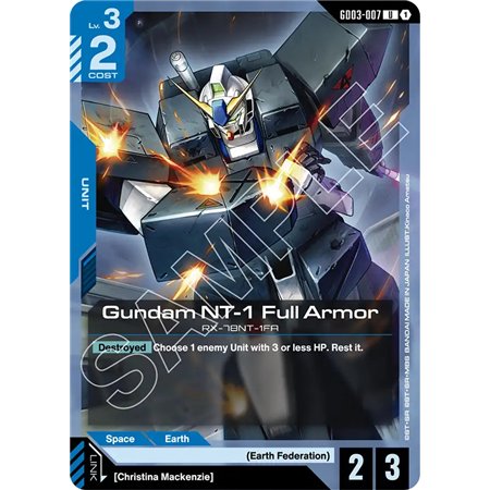 Gundam NT-1 Full Armor (Uncommon)