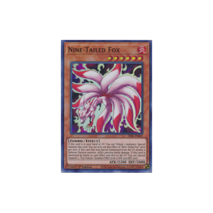 Nine-Tailed Fox (Super Rare) – Secret Slayers | Carta YUGIOH en México