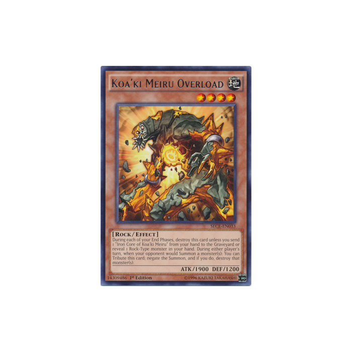 Koa'ki Meiru Overload (Super Rare) – Secret Slayers | Carta YUGIOH en México