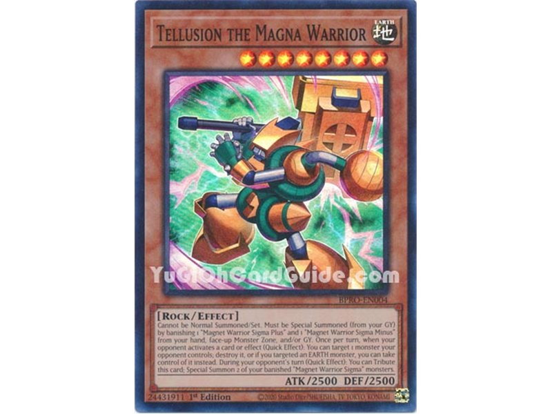 Tellusion the Magna Warrior (Super Rare)