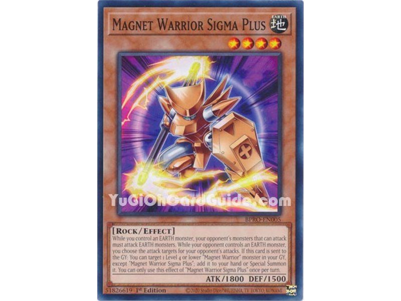Magnet Warrior Sigma Plus (Common)