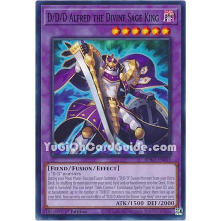 D/D/D Alfred the Divine Sage King (Common)