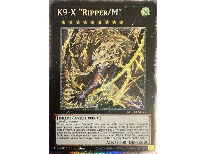 K9-X "Ripper/M" (Starlight Rare)