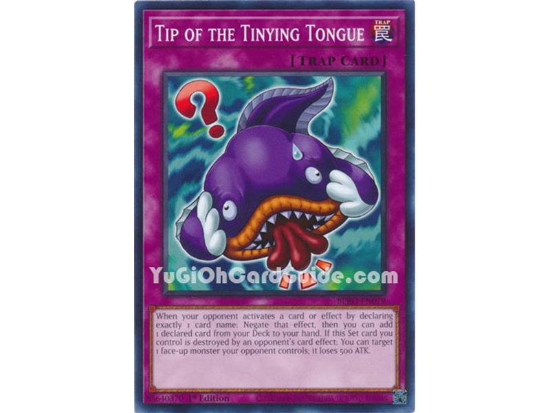 Tip of the Tinying Tongue (Common)