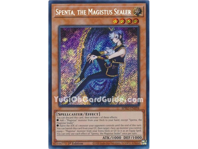 Spenta, the Magistus Sealer (Secret Rare) 