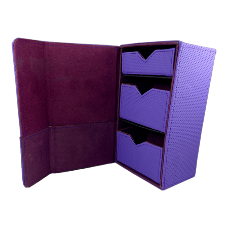 Portadeck Dark Fortress 2 Window Triple Pack Color Púrpura