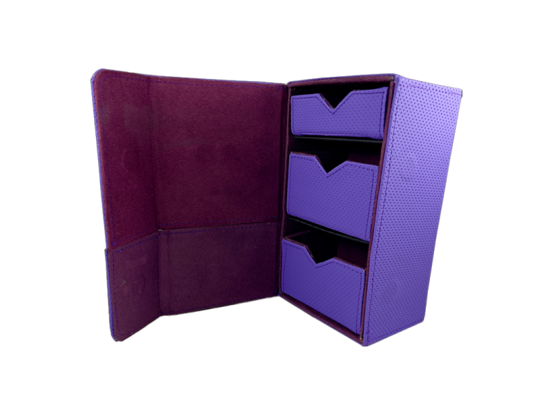 Portadeck Dark Fortress 2 Window Triple Pack Color Púrpura